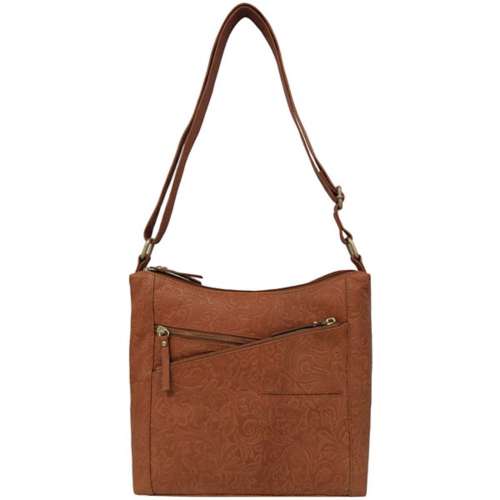 Pots & Pans Embossed Leather Handbag