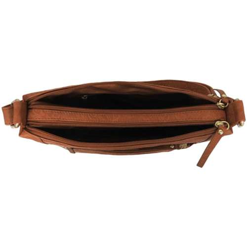 Pots & Pans Embossed Leather Handbag