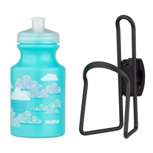 Kids MSW Handlebar-Mounted Water Bottle and Cage Kit