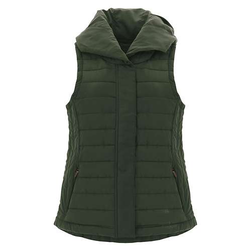 Women's Green Bay Packers Tackle Me Quilted Vest