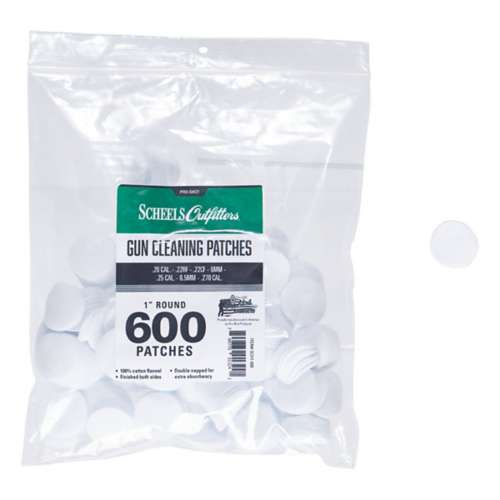 Scheels Outfitters 100% Cotton Flannel Round Jag Cleaning Patches