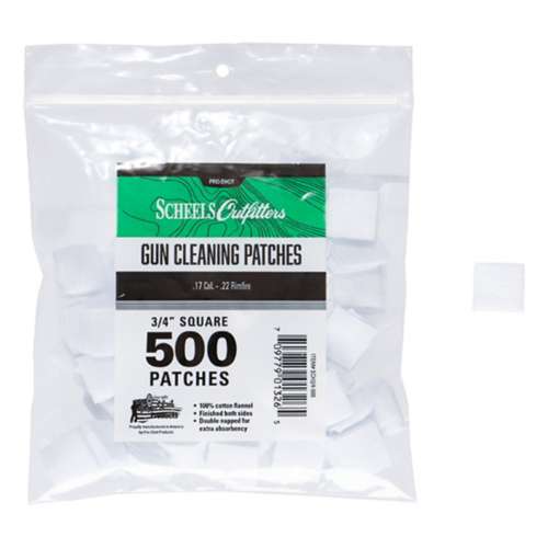 Scheels Outfitters 100% Cotton Flannel Rimfire Cleaning Patches