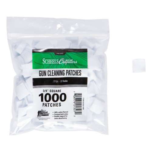 Scheels Outfitters 100% Cotton Flannel Rimfire Cleaning Patches