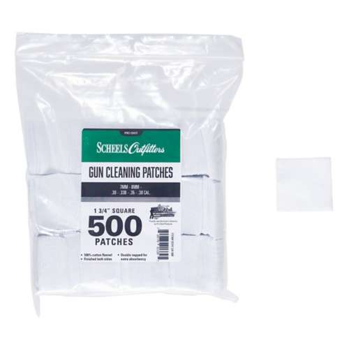 Scheels Outfitters 100% Cotton Flannel Square Cleaning Patches