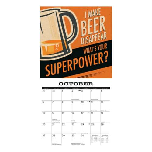 Willow Creek Press Beer Through The Years 2024 Calendar