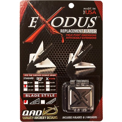 QAD Exodus Replacement Broadhead Blades