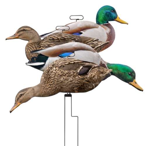 Higdon FLATS Mallard Motion Silhouettes Decoys 12pk