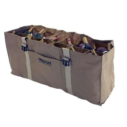 Higdon 12-Slot Duck Decoy Bag Mag to Super Mag Brown