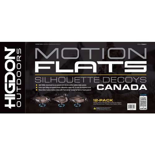 Higdon FLATS Magnum Canada Motion Silhouette Decoys 12pk