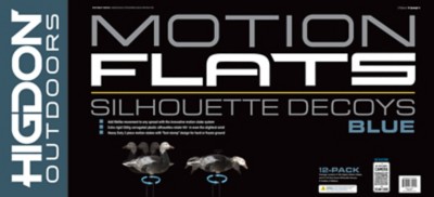 Higdon FLATS Blue Goose Motion Silhouette Decoys 12pk