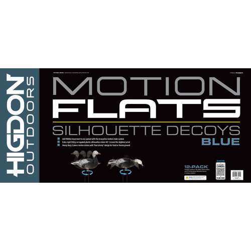 Higdon FLATS Blue Goose Motion Silhouette Decoys 12pk