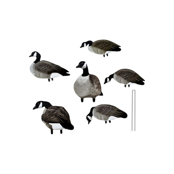 BIG AL'S DECOYS Big Al's Greater Canada Silhouette Goose Decoys 14-Pack