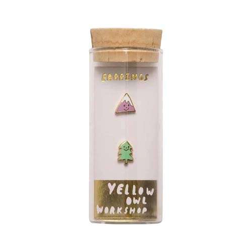 Yellow Owl Workshop Mountain & Tree Earrings