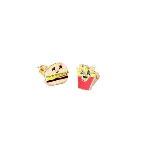 Yellow Owl Workshop Burger & Fries Earrings