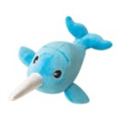 Snugarooz Baby Nikki the Narwhal Dog Toy
