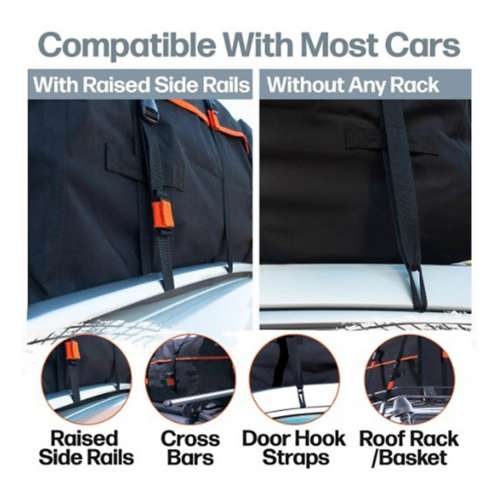 Car top carrier online straps