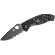 Spyderco, Inc. Tenacious Lightweight Black Blade Pocket Knife
