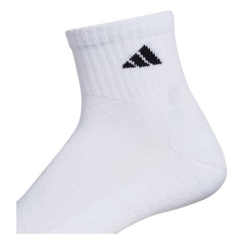 Men's adidas Cushioned 6 Pack Quarter Running Socks