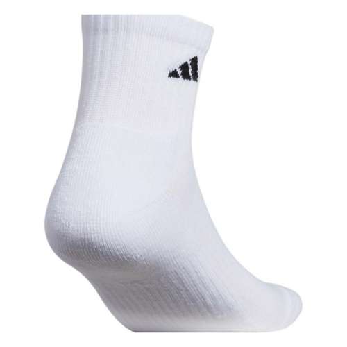 Men's adidas Cushioned 6 Pack Quarter Running Socks