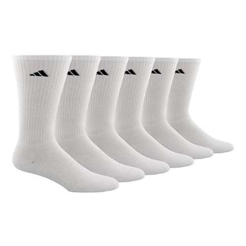 adidas Cushioned Mixed Crew Socks 6 Pairs - Green | Men's Training | adidas  US