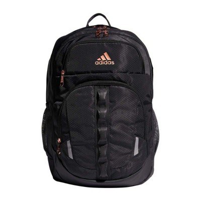 gold and black adidas backpack