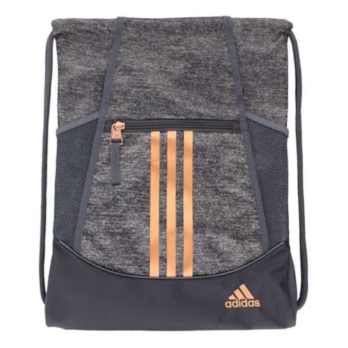 Black Unisex Alliance Ii Drawstring Bag, Adidas