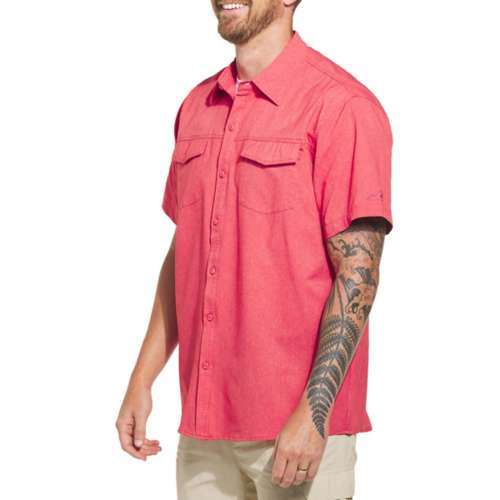 St Louis Cardinals MLB Mens Bowling Stripe Button Up Shirt