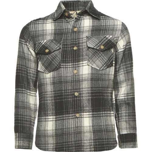 Boys' World Famous Flannel Long Sleeve Button Up Shirt