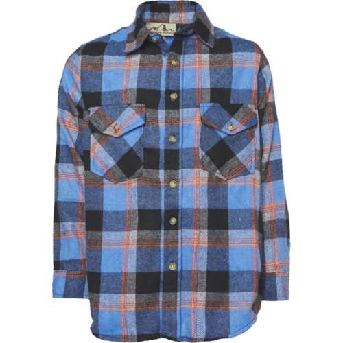 Boys' World Famous Flannel Long Sleeve Button Up Shirt
