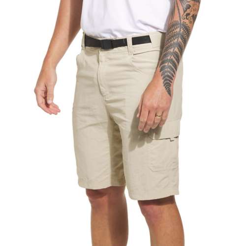 Men's American Outback Quest Quick Dry Cargo Shorts Large Khaki