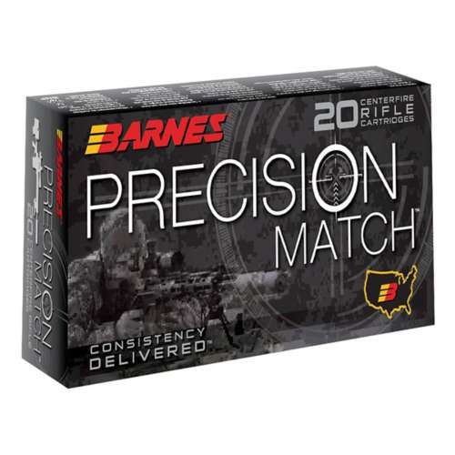 Barnes Precision Match Rifle Ammunition 20 Round Box