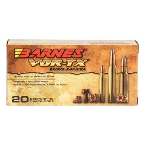 Barnes VOR-TX Rifle Ammunition 20 Round Box