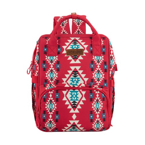 Montana West Wrangler Aztec Southwestern Print Diaper Bag Backpack