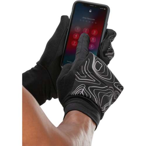 Men's Nathan Sports HyperNight Reflective Convertible Running Gloves
