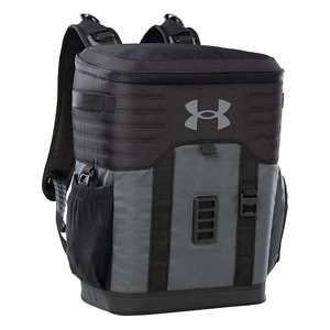 Northwestern University Wildcats Under Armour Pitch Grey Hustle 5.0 Backpack