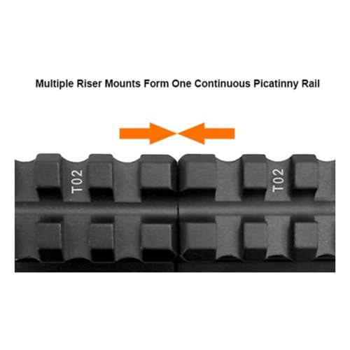 UTG Super Slim Picatinny Riser Mount 3-Slot