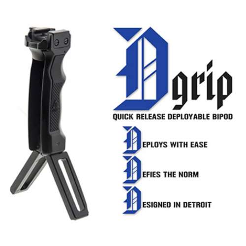 UTG D Grip with Ambi. Quick Release Bipod