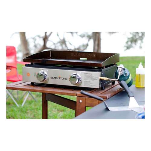 22inch Portable Tabletop Gas Grill or stove Griddle 2-Burner Outdoor BBQ  Camping
