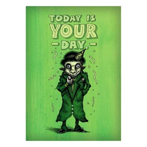 Bald Guy Greetings Today Is Your Day Birthday Card