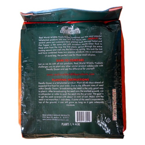 RWWP Deadly Dozen Full Season Food Plot Seed