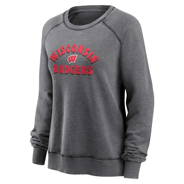 Fanatics Women's Wisconsin Badgers Speckled Washed Sweatshirt product image