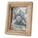 Mud Pie Large Beaded Wood Picture Frame- 5x7