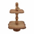 Mud Pie Beaded Tiered Server