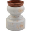 Mud Pie Distressed Candleholder
