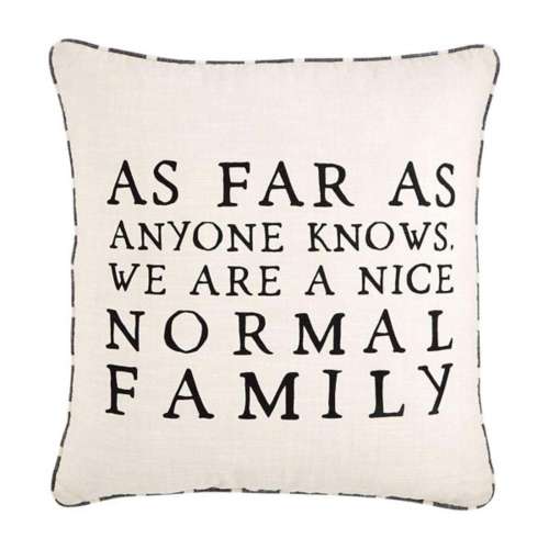 Mud Pie Normal Family Pillow