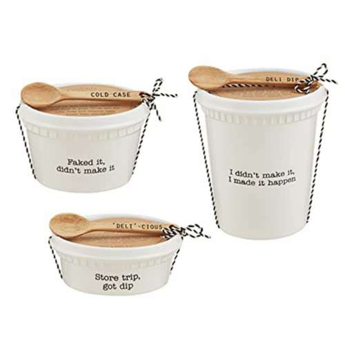 Mud Pie Store Bought Container/Spoon Set