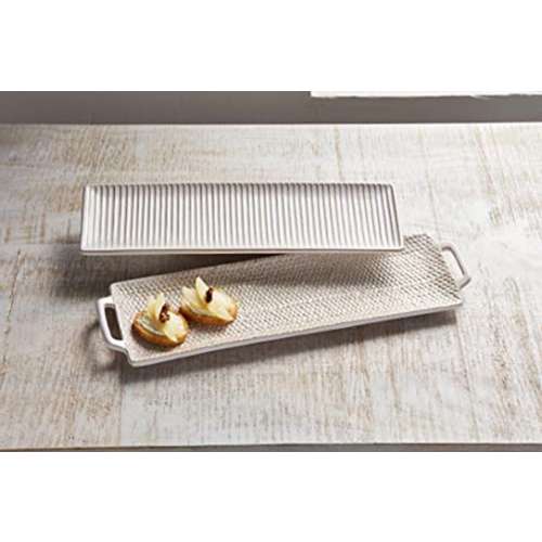 Mud Pie Long Nested Stoneware Trays