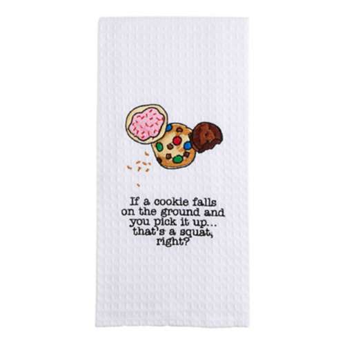 Mud Pie Cookies Embroidered Towel