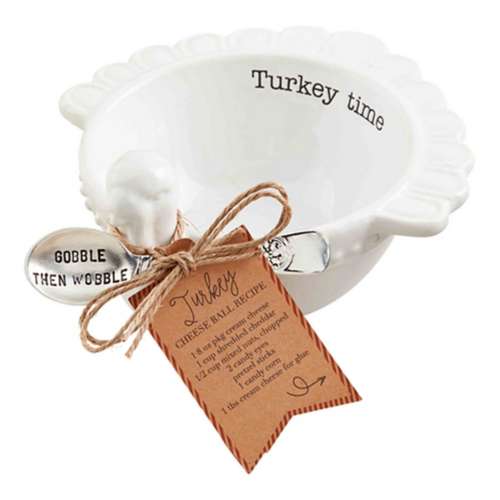 Mud Pie Turkey Thanksgiving Tidbit Set