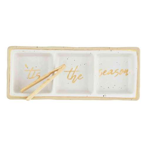 Mud Pie 'Tis The Season Triple Tidbit Set